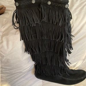 Minnetonka Moccasins. Good shape.